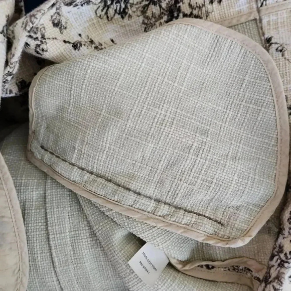 J. Jill Cotton Tweed Floral Blazer - Picture 8 of 10